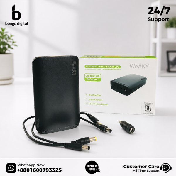 WeAKY 27,600 mWh Mini UPS
