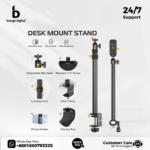 Ulanzi VIJIM-LS02 - Overhead Desk Mount Stand for DSLR, DSLR & Ring Lights - Image 4